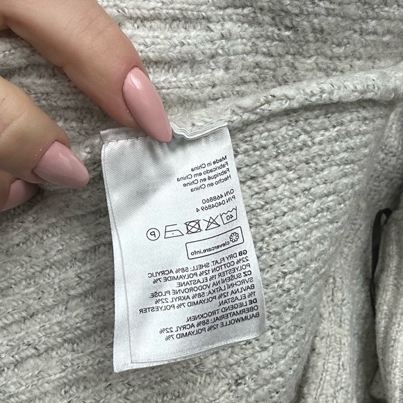 Mock Neck Long Sleeve Knee Length Sweater Dress - Picture 10 of 10